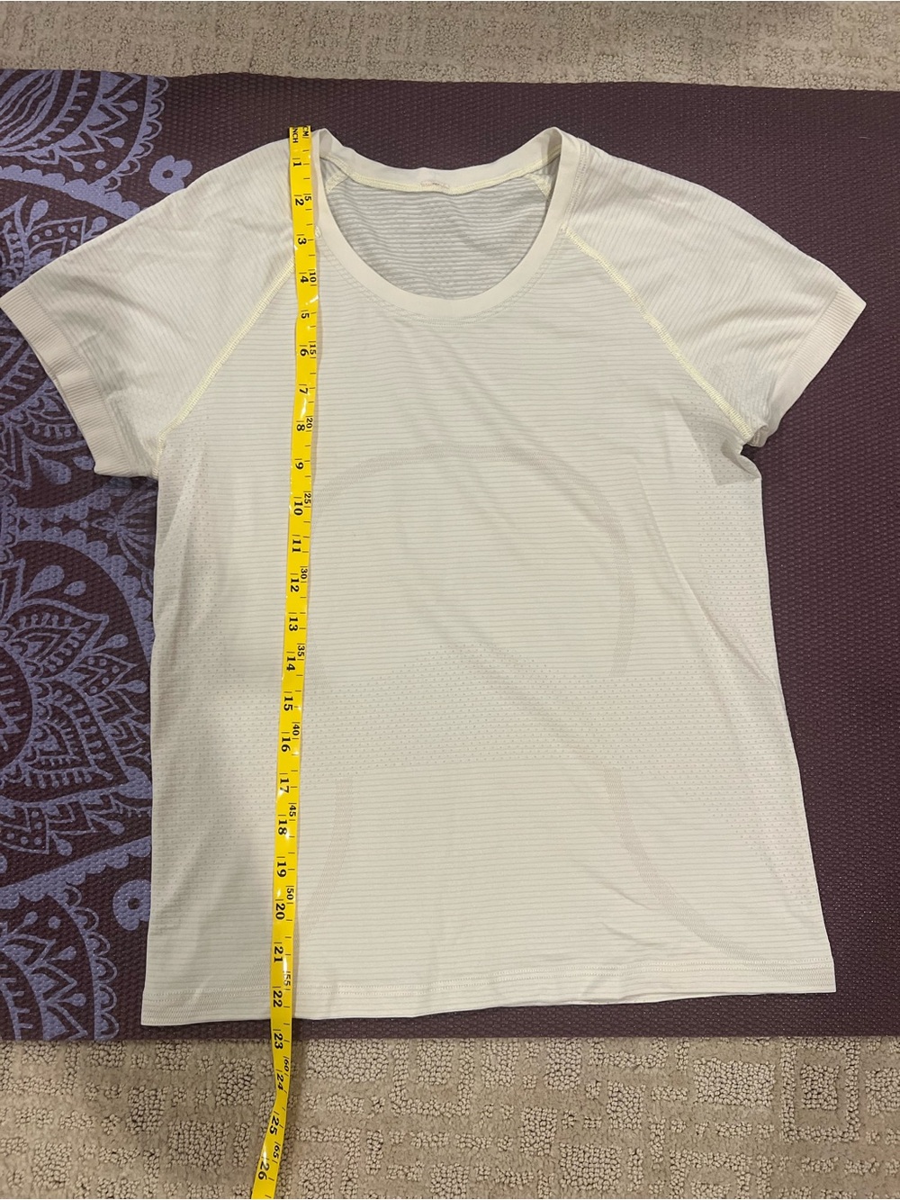 lululemon swiftly Sun Light  (yellow)Short-Sleeve Active Tee